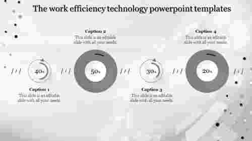 technology powerpoint templates-The work efficiency technology powerpoint templates